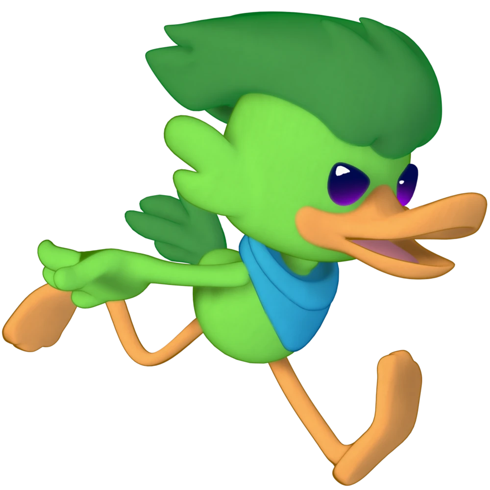 Jonathan, the Windweaver hero, running