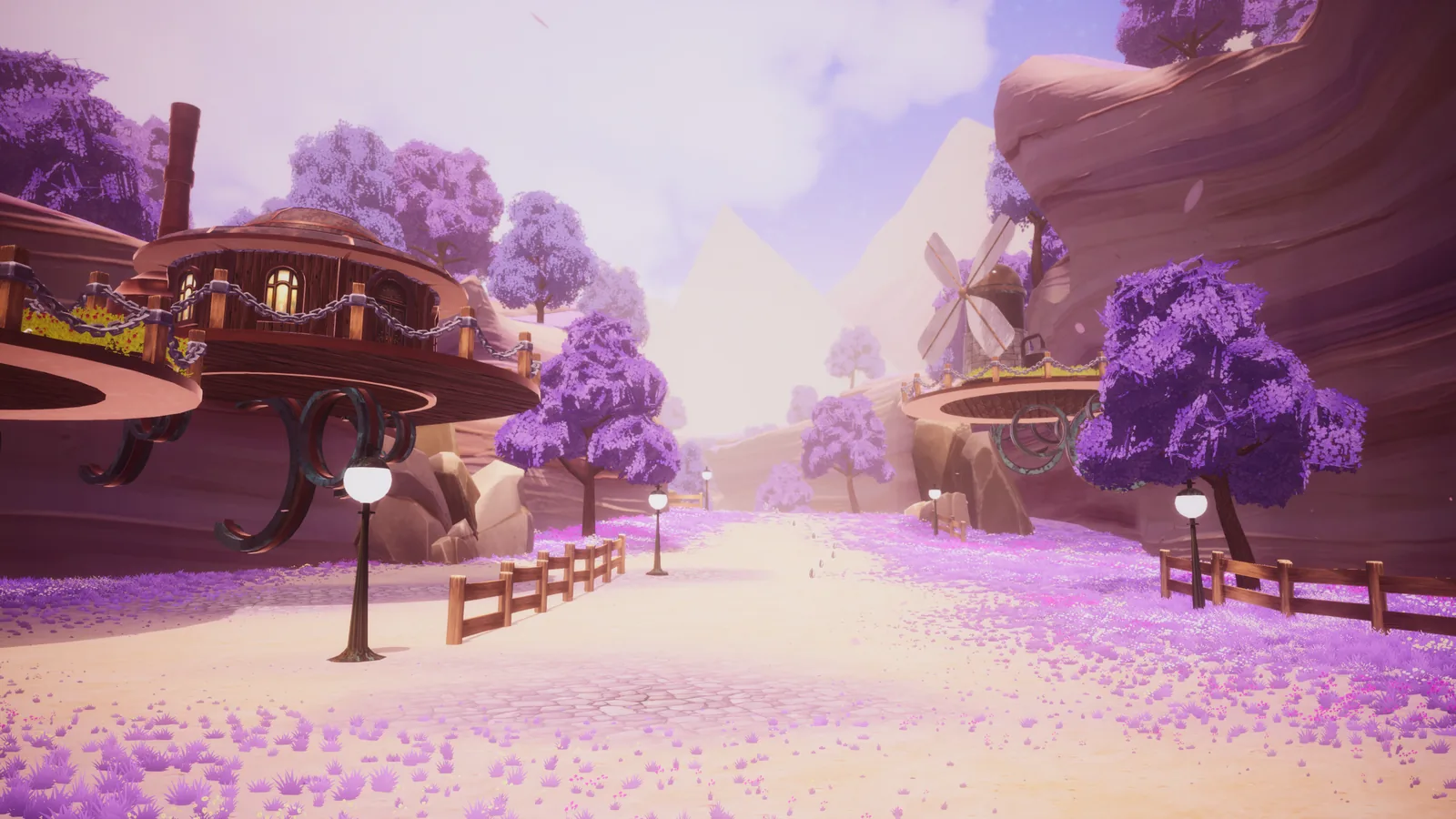 The town plaza